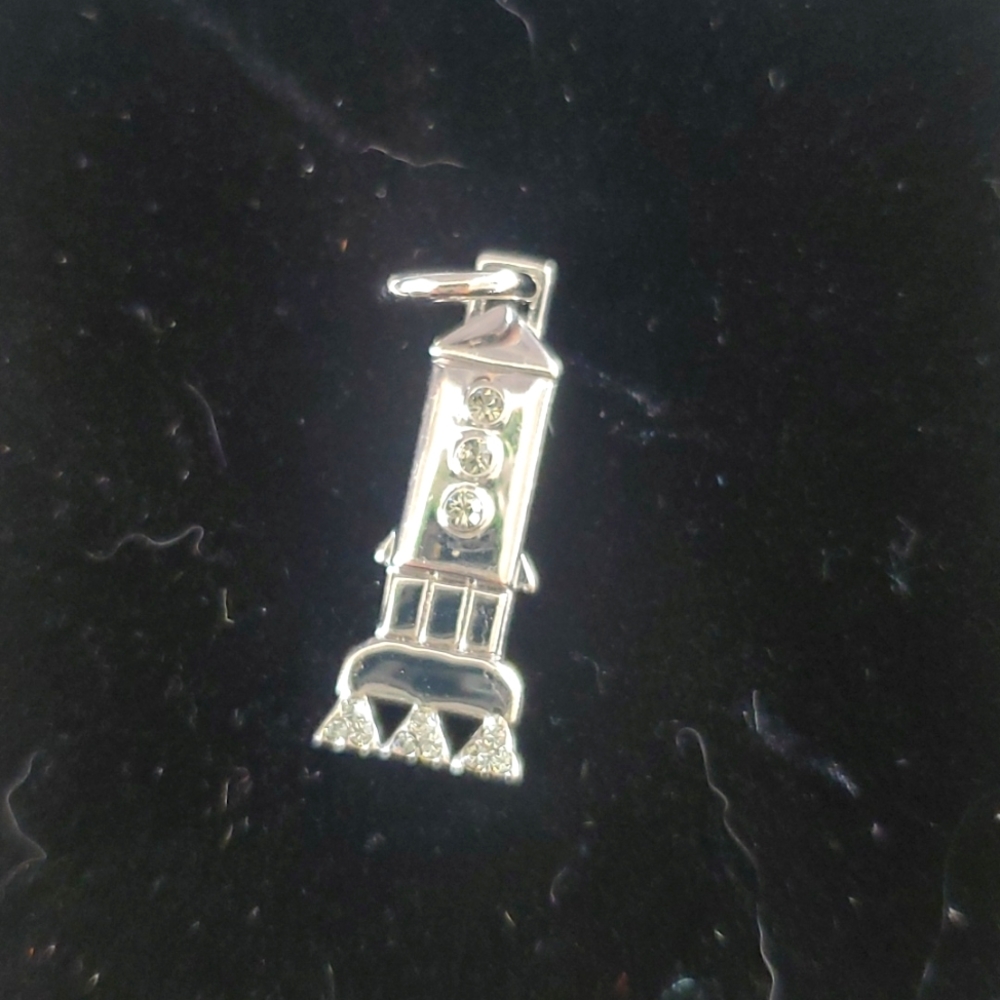 Coach NASA Rocket Space Silver Charm